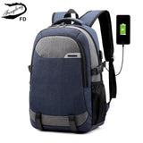 Fengdong school bags for boys usb charge bag laptop backpack