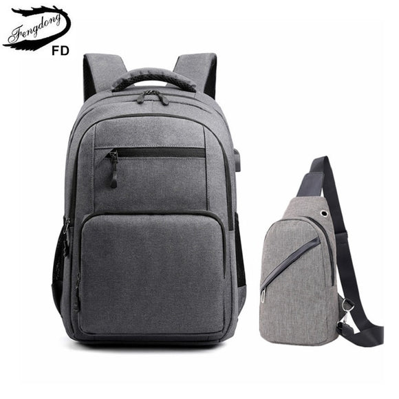 School bags for teenage boys sling chest bag