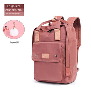 Women Canvas Backpack Waterproof for laptop