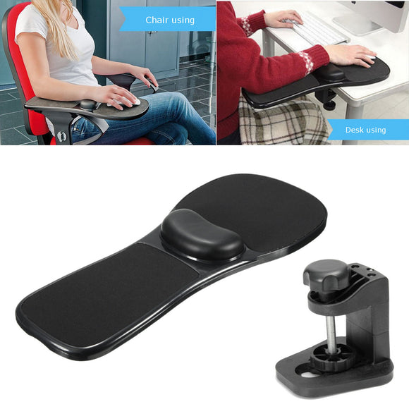 Ergonomic Home Office Computer Arm Rest Chair Desk with Wrist Mouse Pad Support