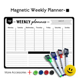 Magnetic Weekly & Monthly Planner Whiteboard Fridge Magnet