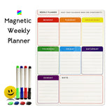 Magnetic Weekly & Monthly Planner Whiteboard Fridge Magnet