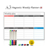 Magnetic Weekly & Monthly Planner Whiteboard Fridge Magnet