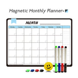Magnetic Weekly & Monthly Planner Whiteboard Fridge Magnet